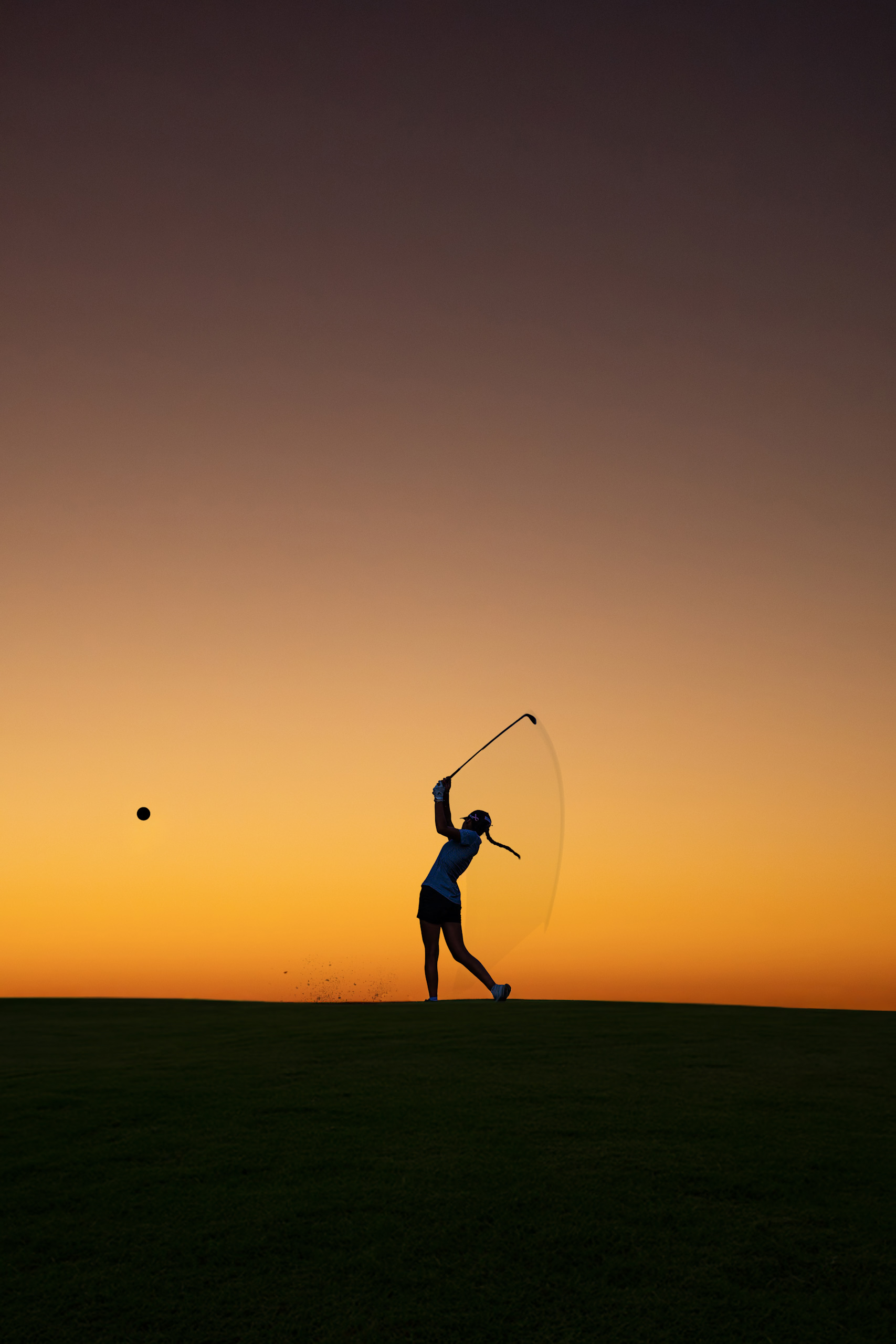 Golf sunset